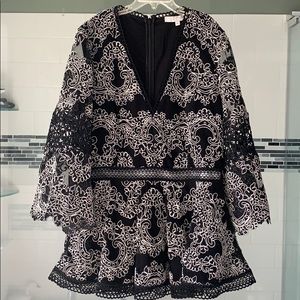 Alexis lace peplum Blouse